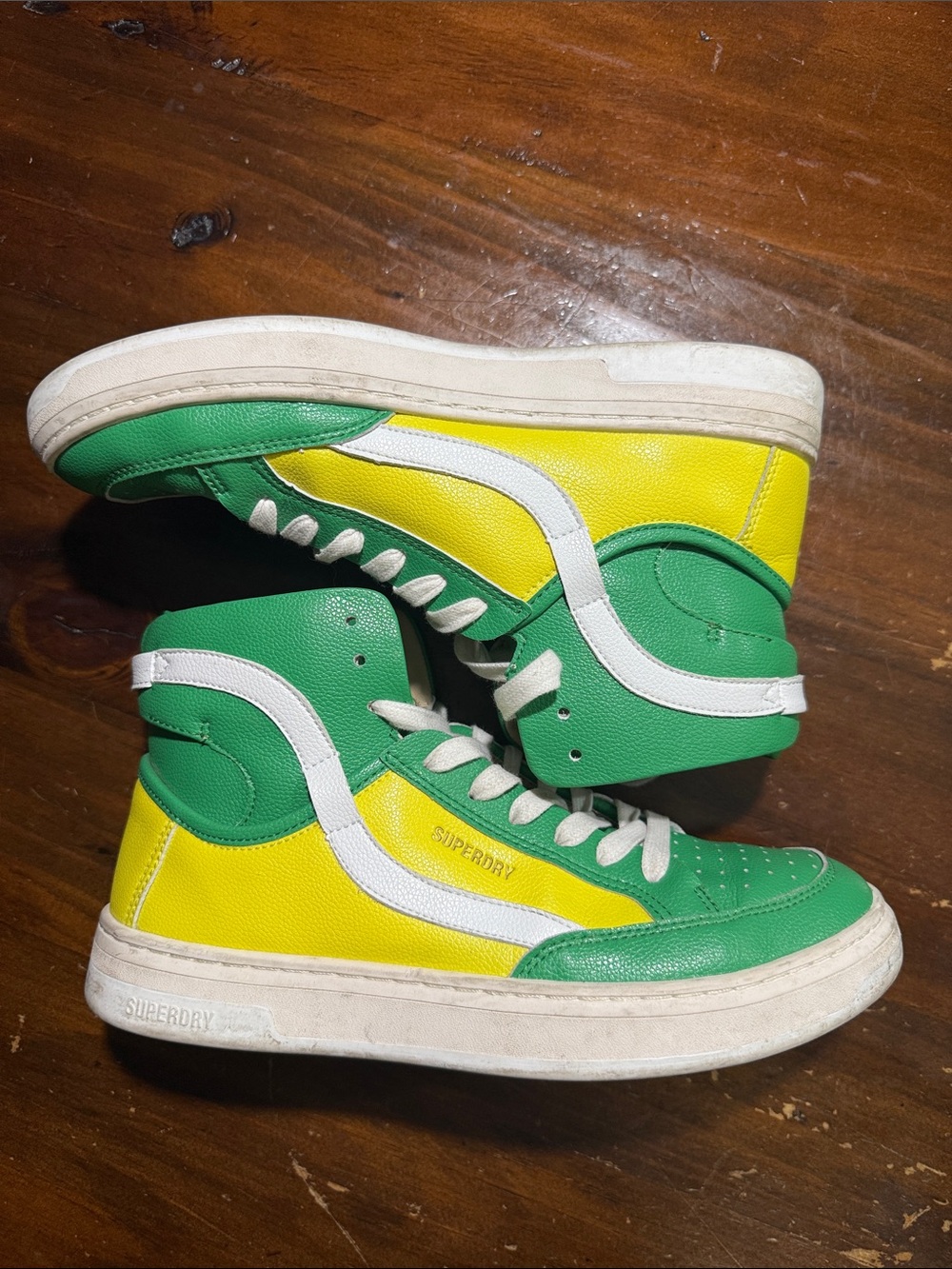SUPERDRY SPORTS CHAMPS CO JAPAN 54 HIGH-TOP SPORTY ATHLETIC SNEAKER🔥